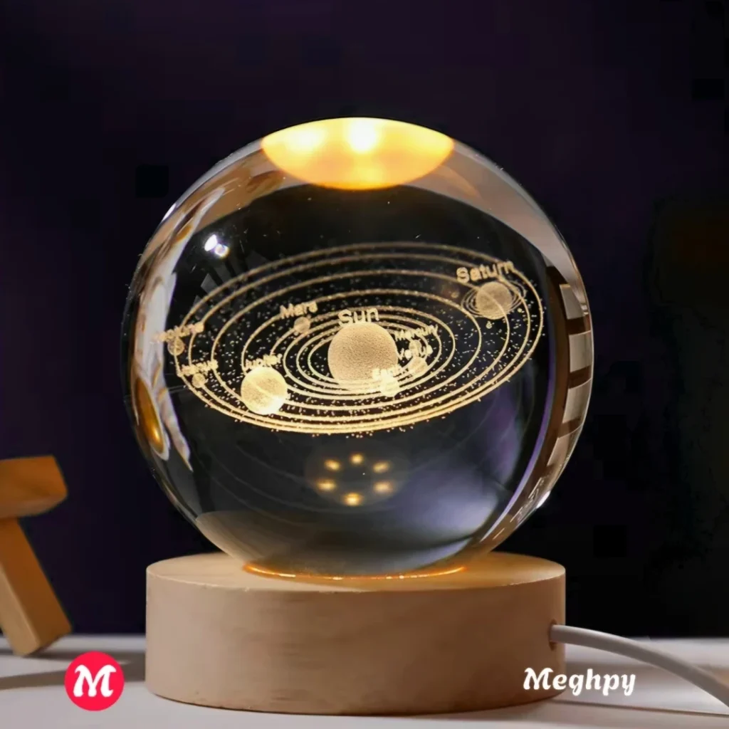 Solar System - Crystal Ball 3D Color Changing LED