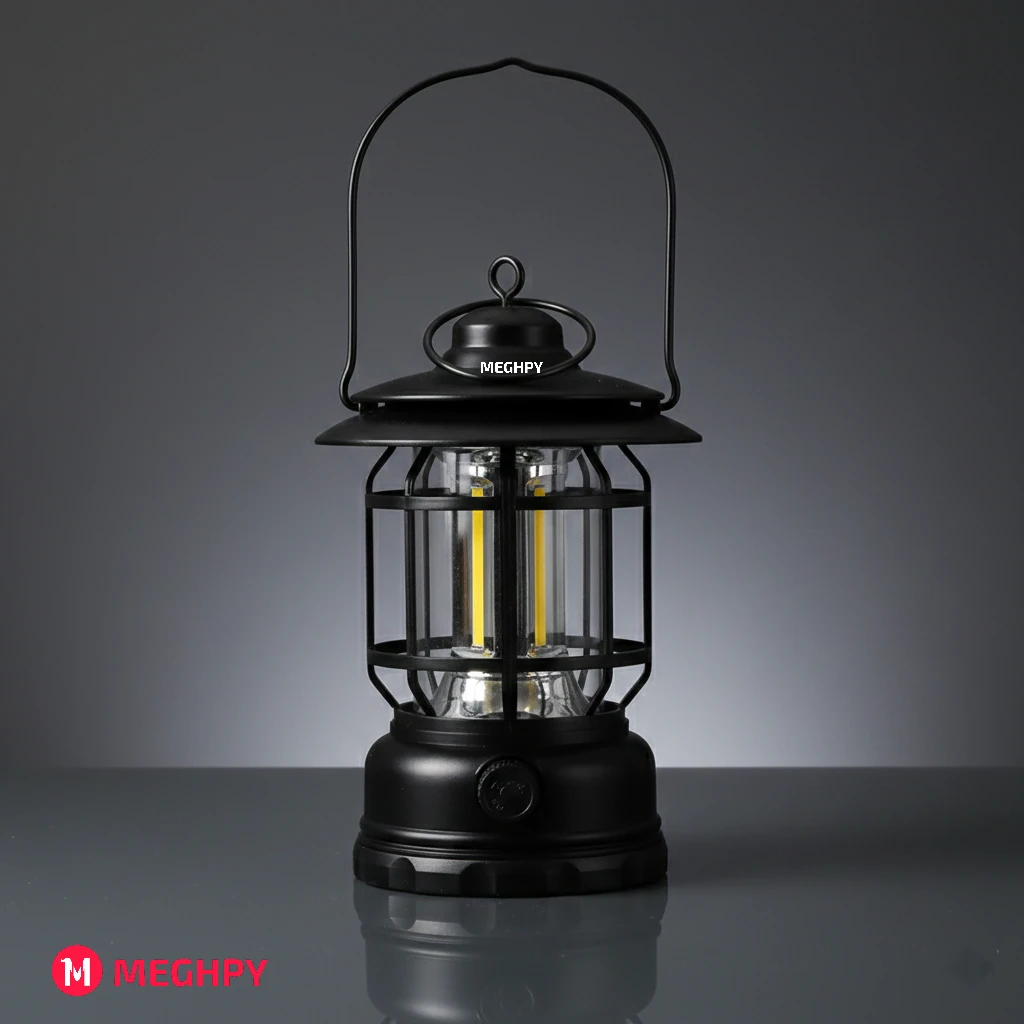 Multifunctional Rechargeable camping lamp portable vintage