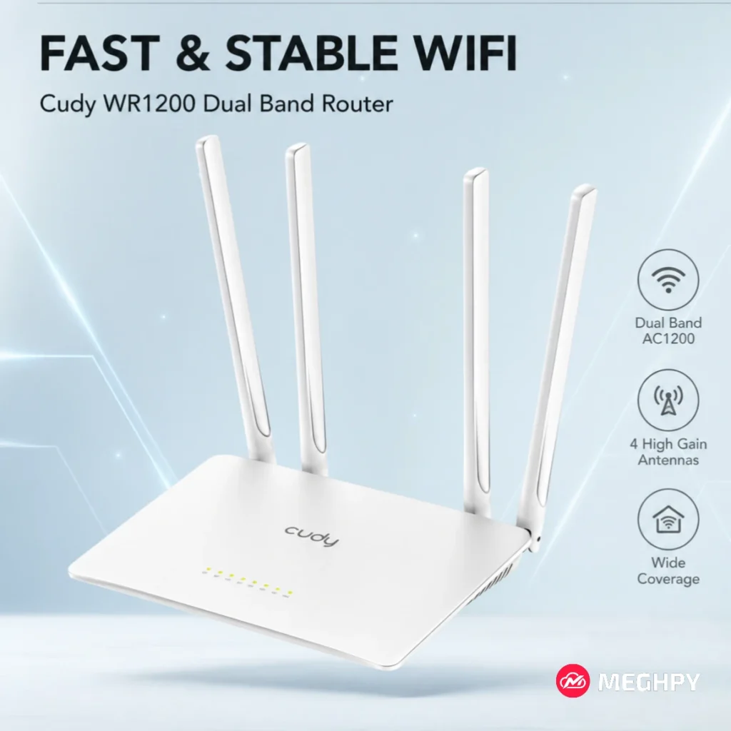 Cudy WR1200 AC1200 Smart Dual Band Wi-Fi Router