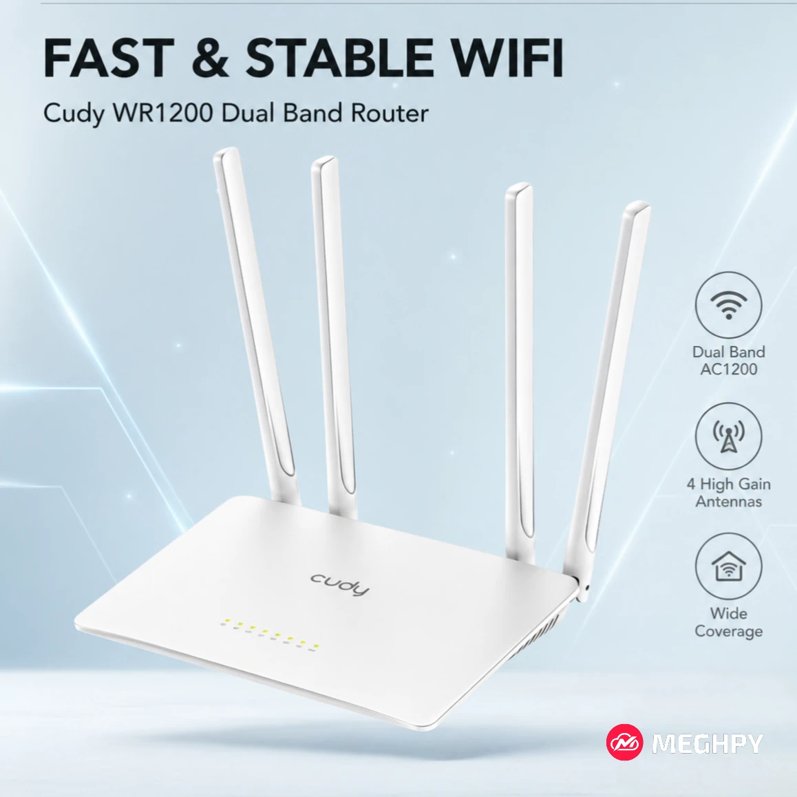 Cudy WR1200 AC1200 Smart Dual Band Wi-Fi Router